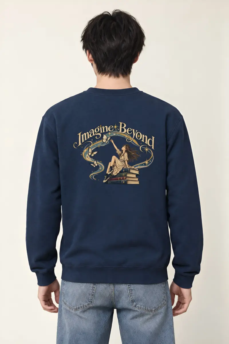 "Imagine Beyond" Heavy Blend Unisex Crewneck Sweatshirt