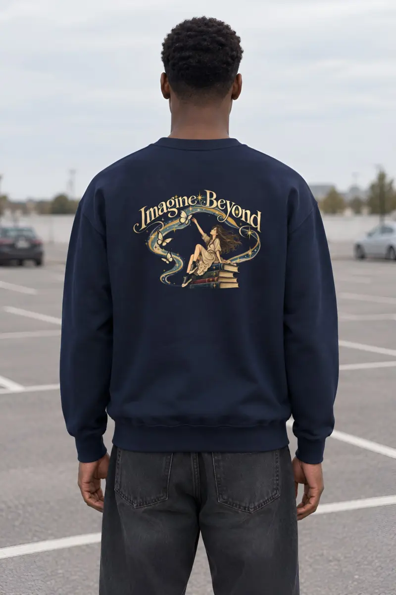"Imagine Beyond" Heavy Blend Unisex Crewneck Sweatshirt
