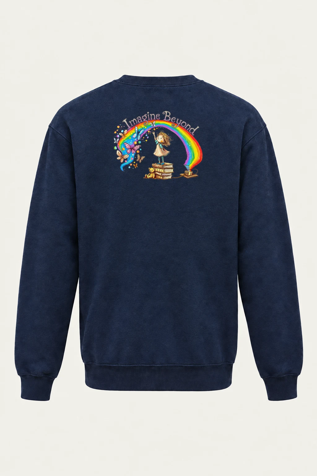 "Imagine Beyond" Heavy Blend Unisex Crewneck Sweatshirt | Gildan 18000