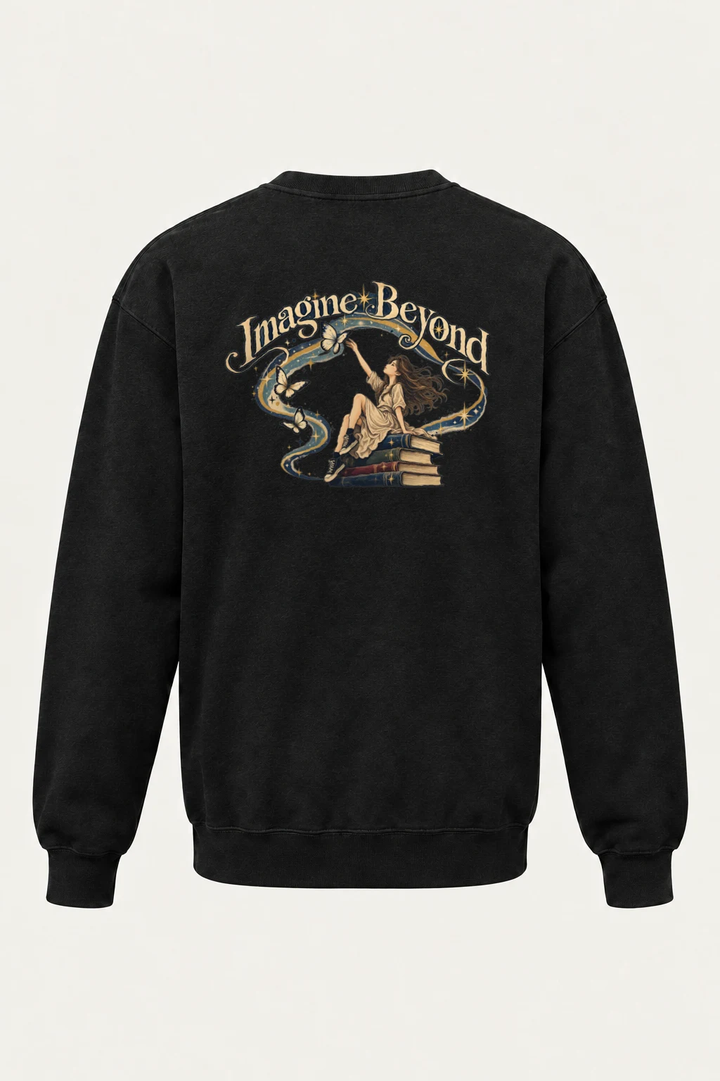 "Imagine Beyond" Heavy Blend Unisex Crewneck Sweatshirt | Gildan 18000