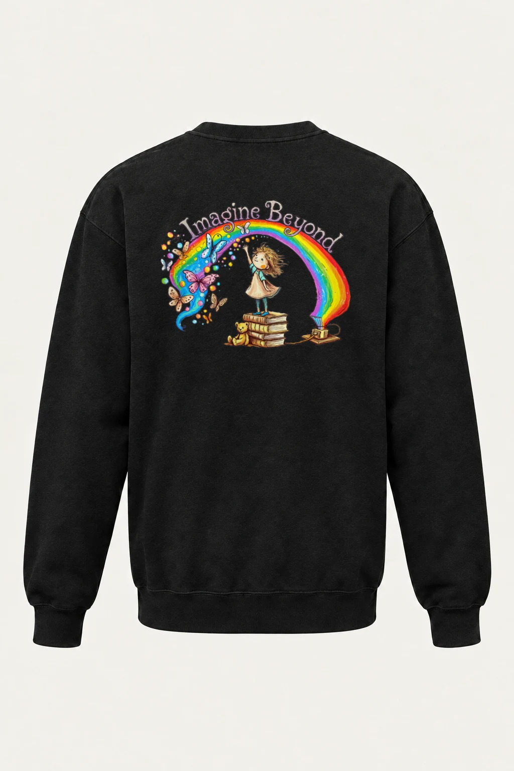 "Imagine Beyond" Heavy Blend Unisex Crewneck Sweatshirt | Gildan 18000