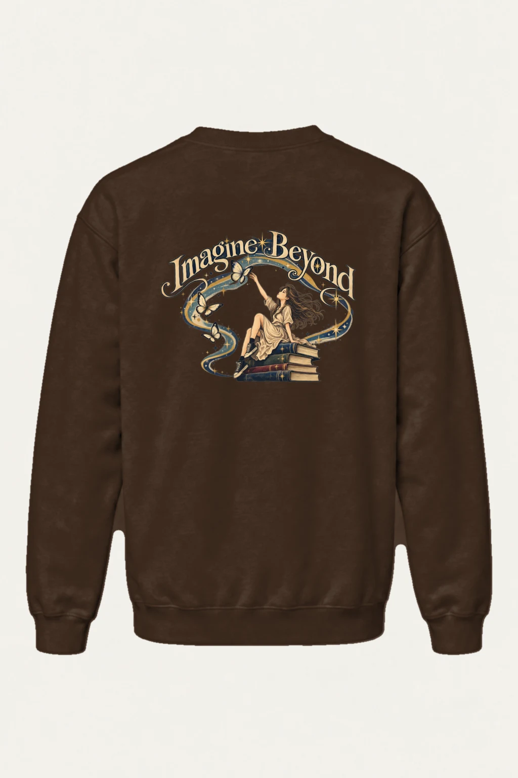 "Imagine Beyond" Heavy Blend Unisex Crewneck Sweatshirt | Gildan 18000
