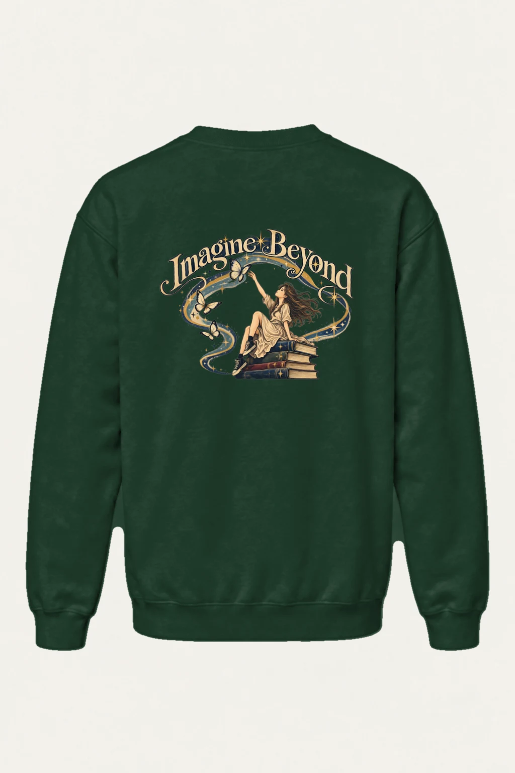 "Imagine Beyond" Heavy Blend Unisex Crewneck Sweatshirt | Gildan 18000