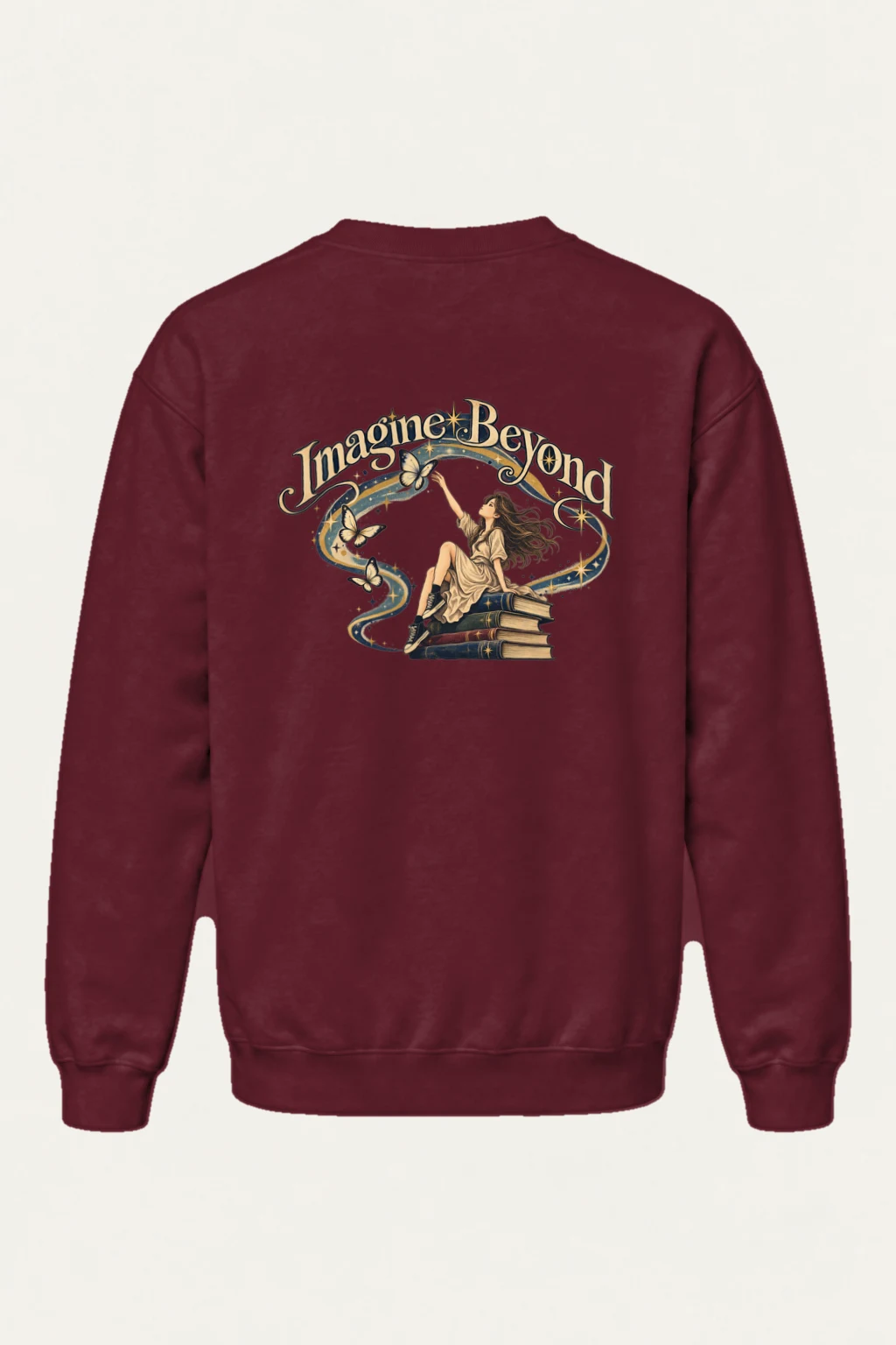 "Imagine Beyond" Heavy Blend Unisex Crewneck Sweatshirt | Gildan 18000
