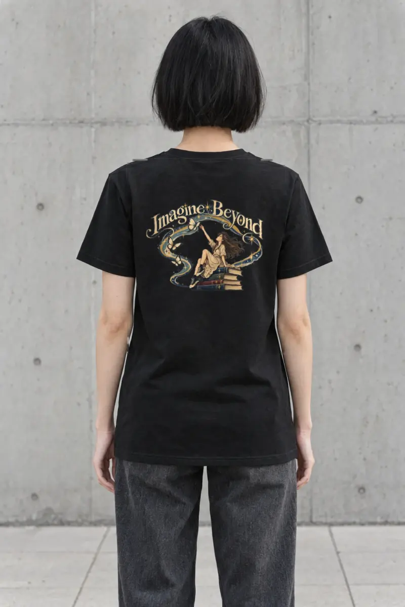 "Imagine Beyond" Heavyweight Unisex Crewneck T-shirt