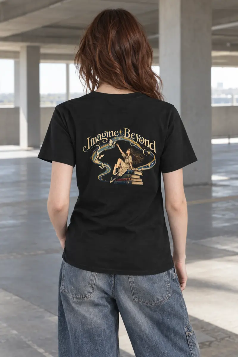 "Imagine Beyond" Heavyweight Unisex Crewneck T-shirt