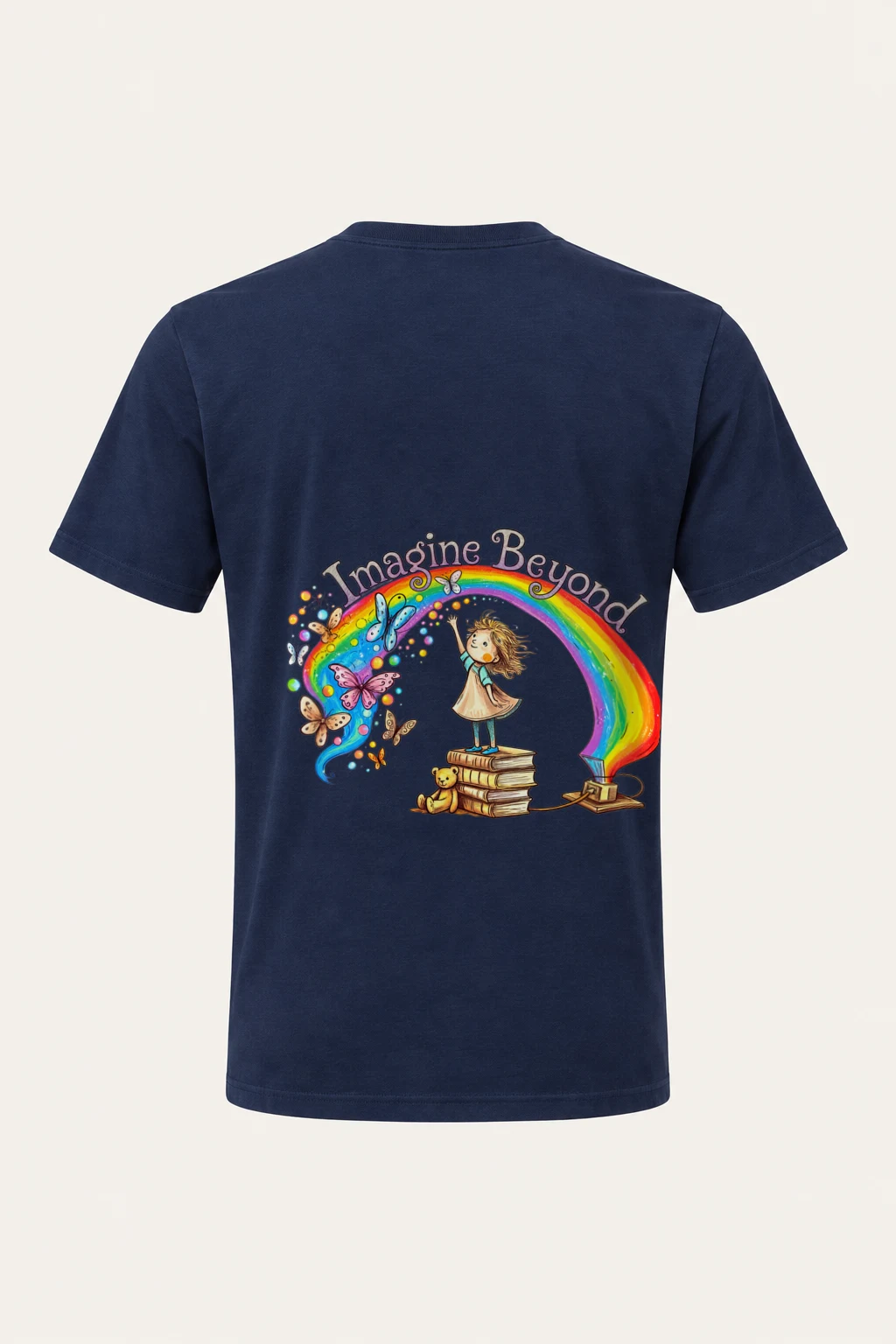 "Imagine Beyond" Heavyweight Unisex Crewneck T-shirt | Gildan 5000