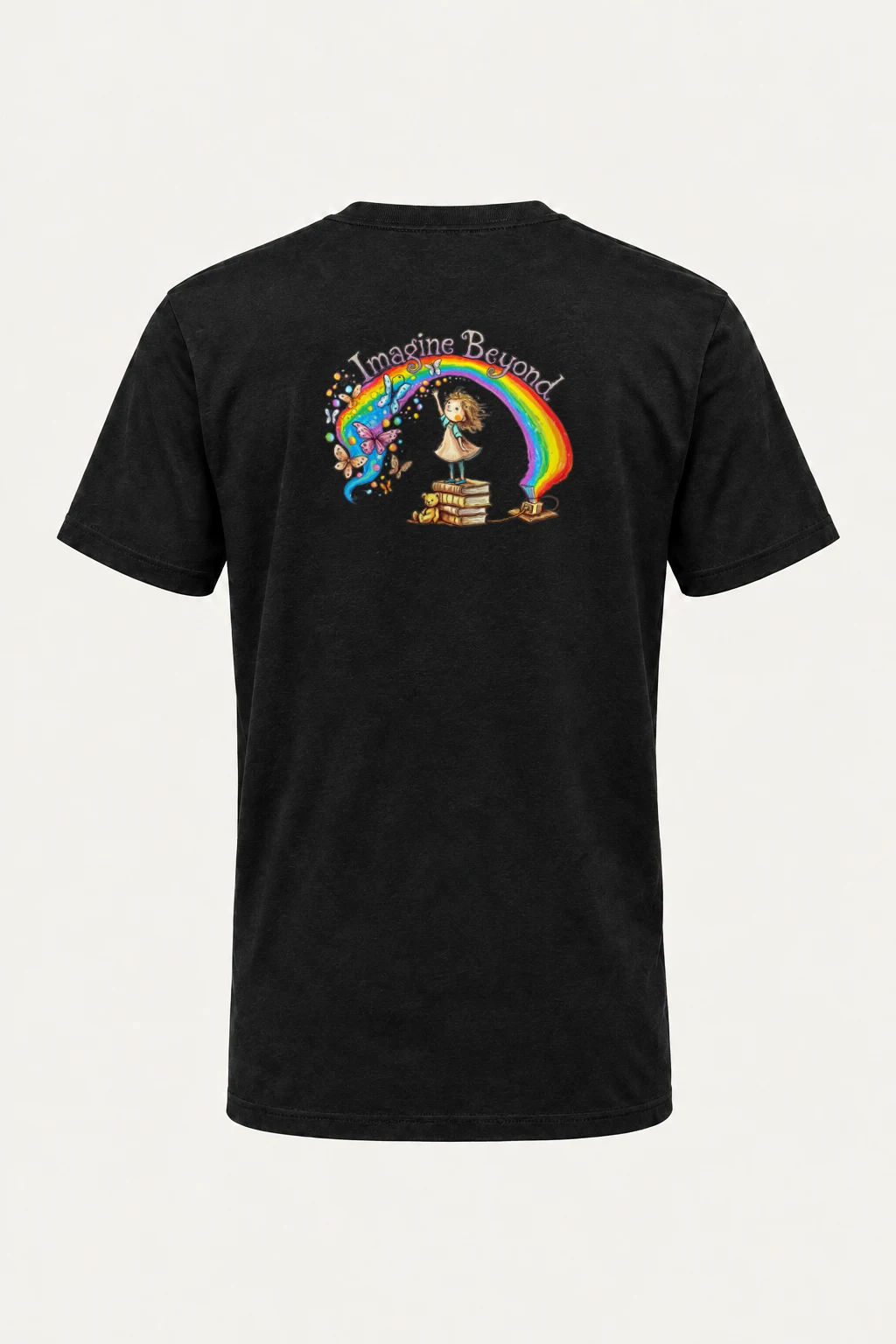 "Imagine Beyond" Heavyweight Unisex Crewneck T-shirt | Gildan 5000