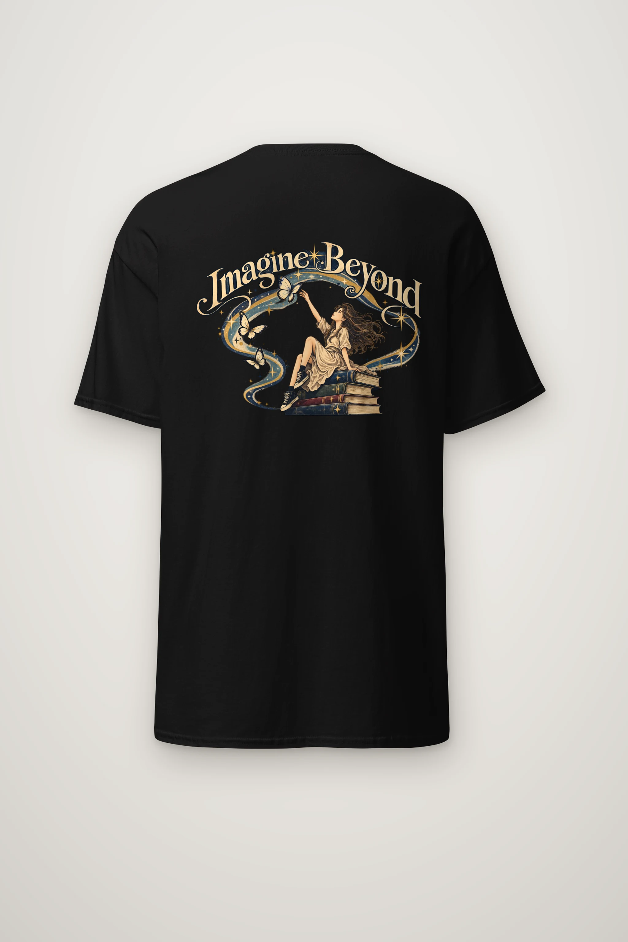 "Imagine Beyond" Heavyweight Unisex Crewneck T-shirt