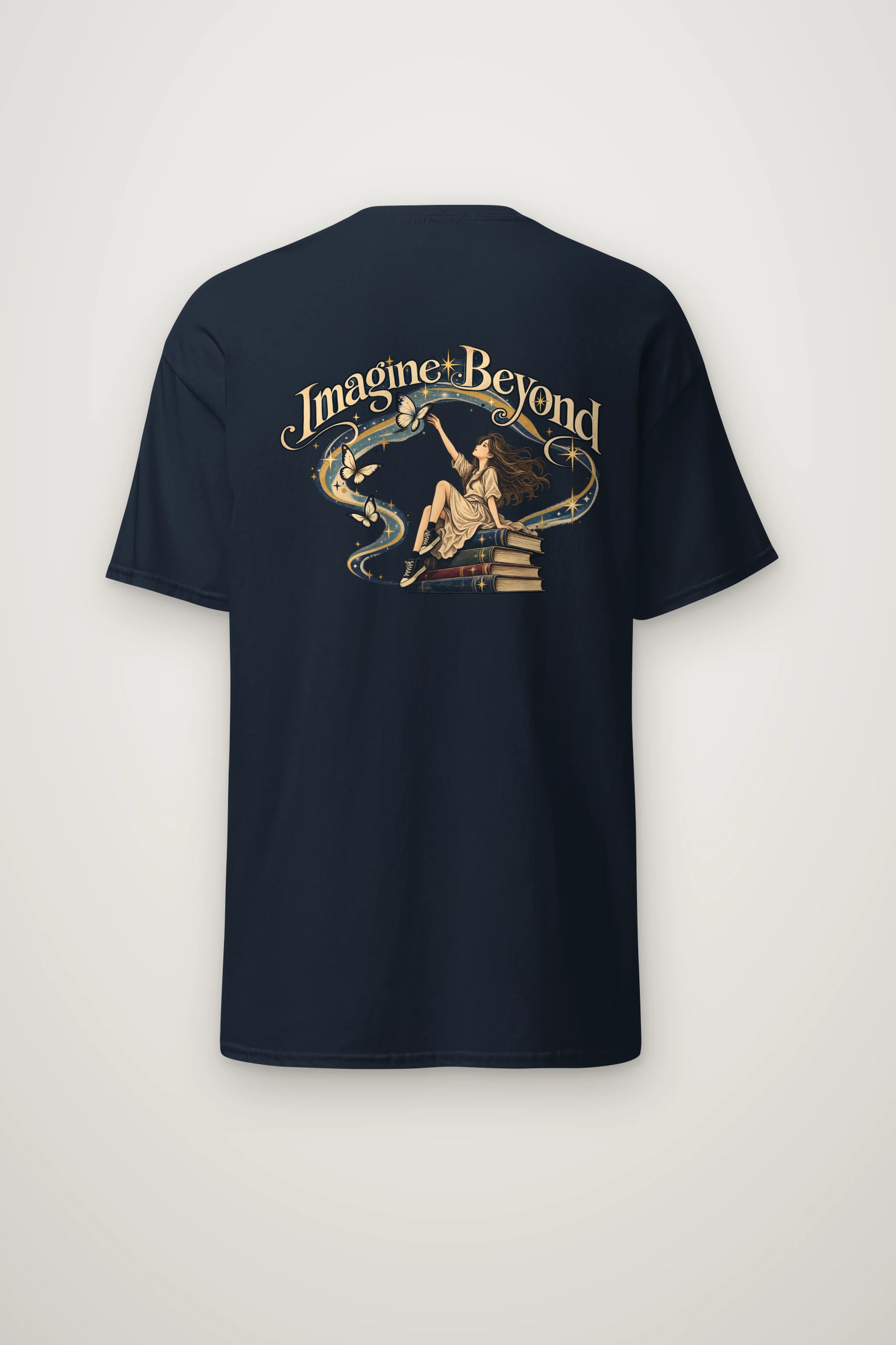 "Imagine Beyond" Heavyweight Unisex Crewneck T-shirt