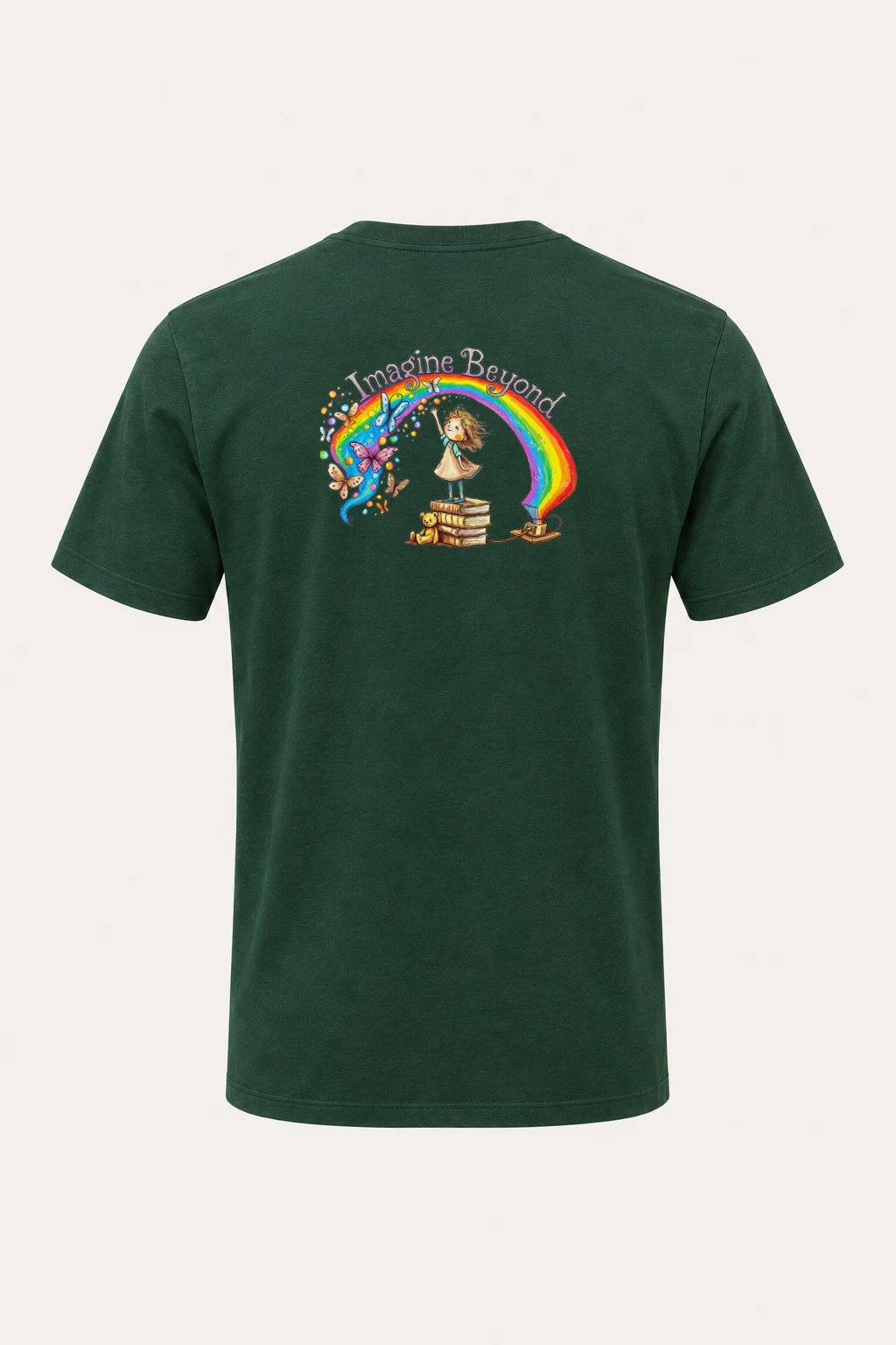 "Imagine Beyond" Heavyweight Unisex Crewneck T-shirt | Gildan 5000