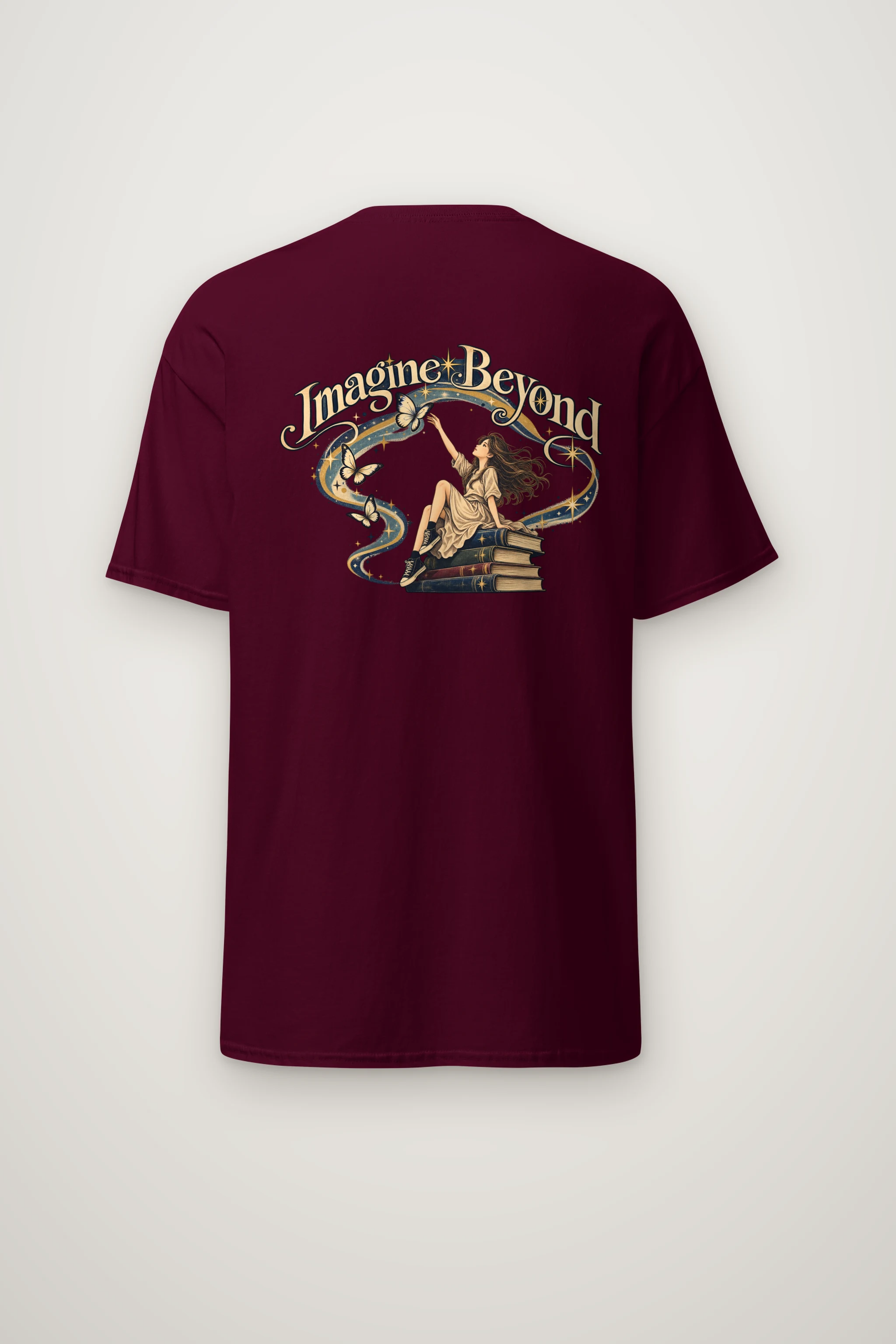 "Imagine Beyond" Heavyweight Unisex Crewneck T-shirt