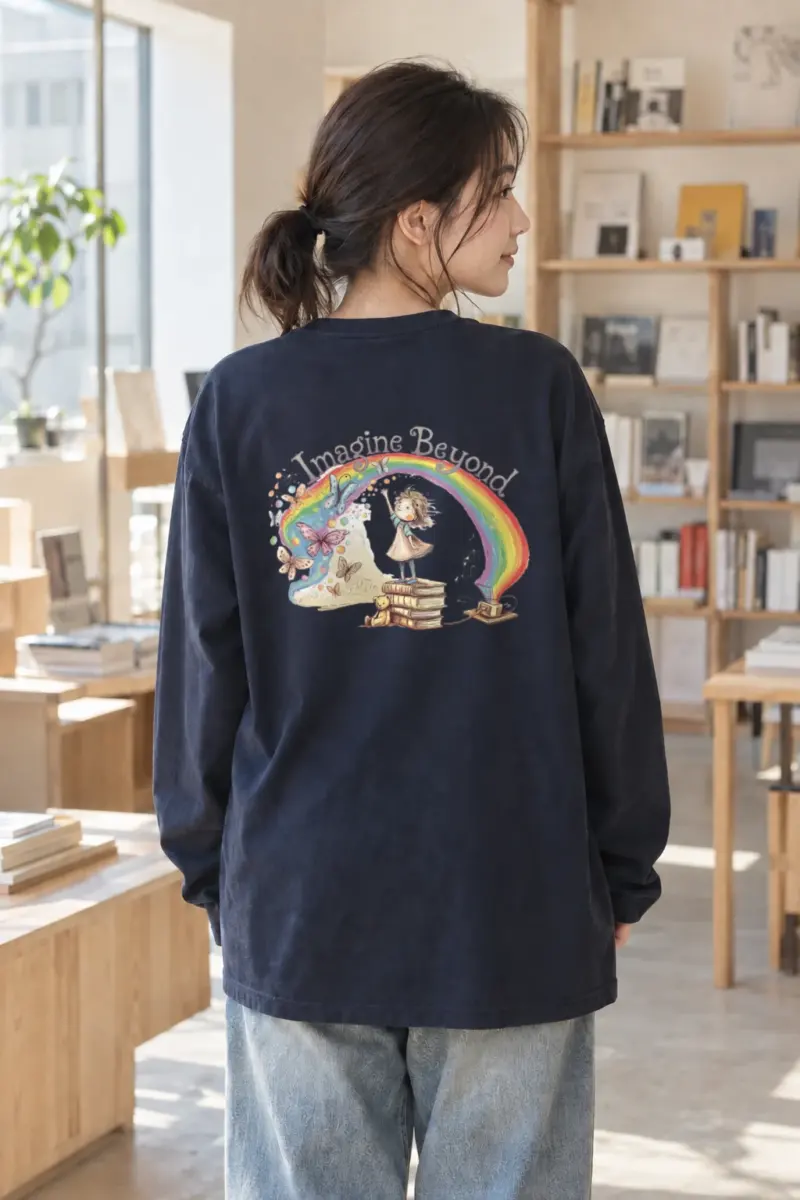 “Imagine Beyond” Unisex Longsleeve T-shirt | Gildan 2400