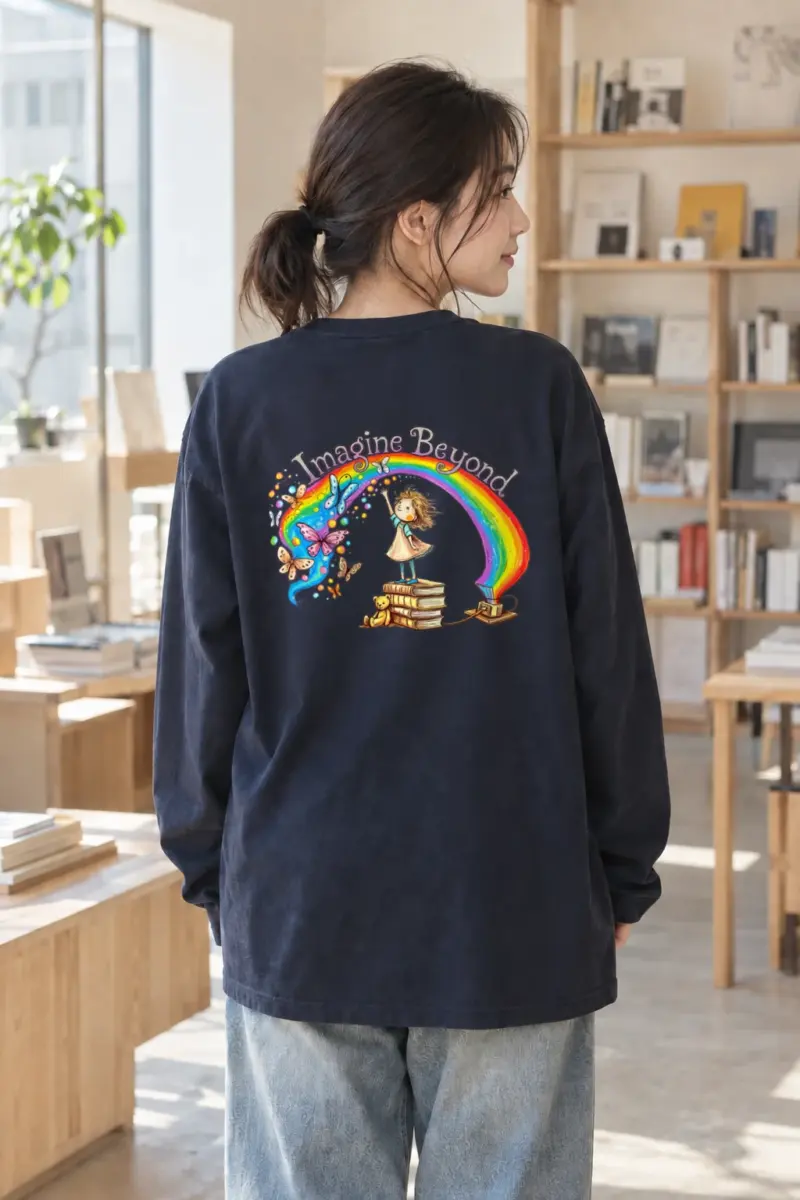 "Imagine Beyond" Unisex Longsleeve T-shirt | Gildan 2400