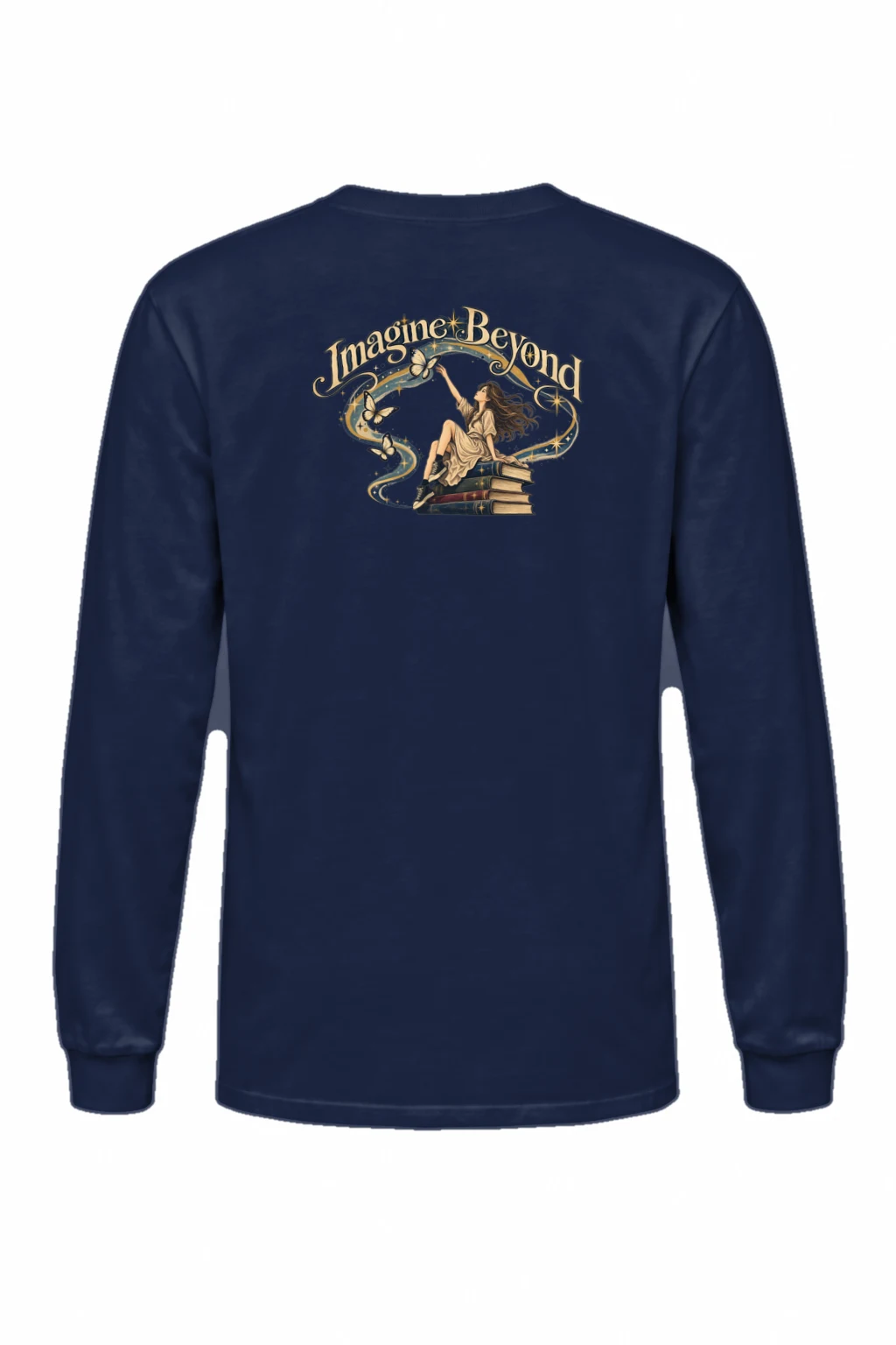 "Imagine Beyond" Unisex Longsleeve T-shirt | Gildan 2400
