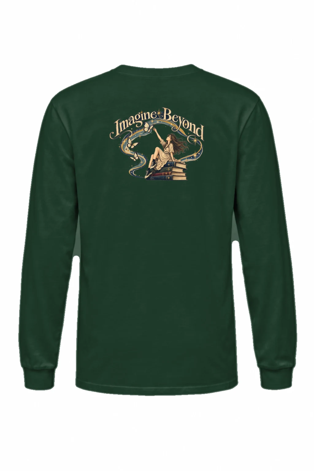 "Imagine Beyond" Unisex Longsleeve T-shirt | Gildan 2400
