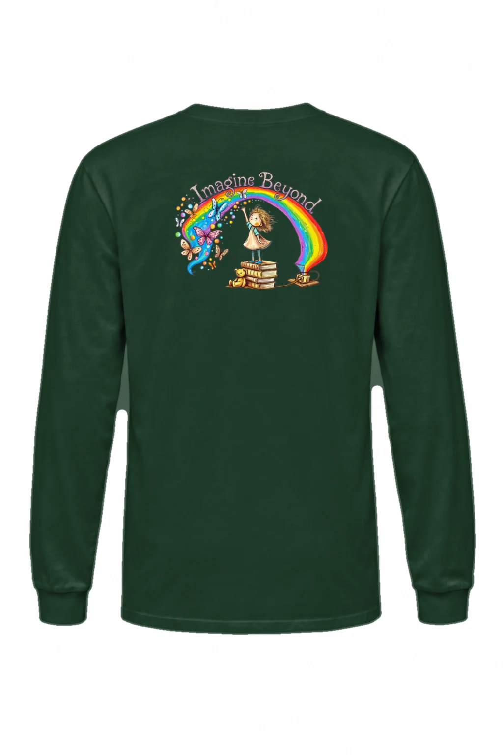 "Imagine Beyond" Unisex Longsleeve T-shirt | Gildan 2400