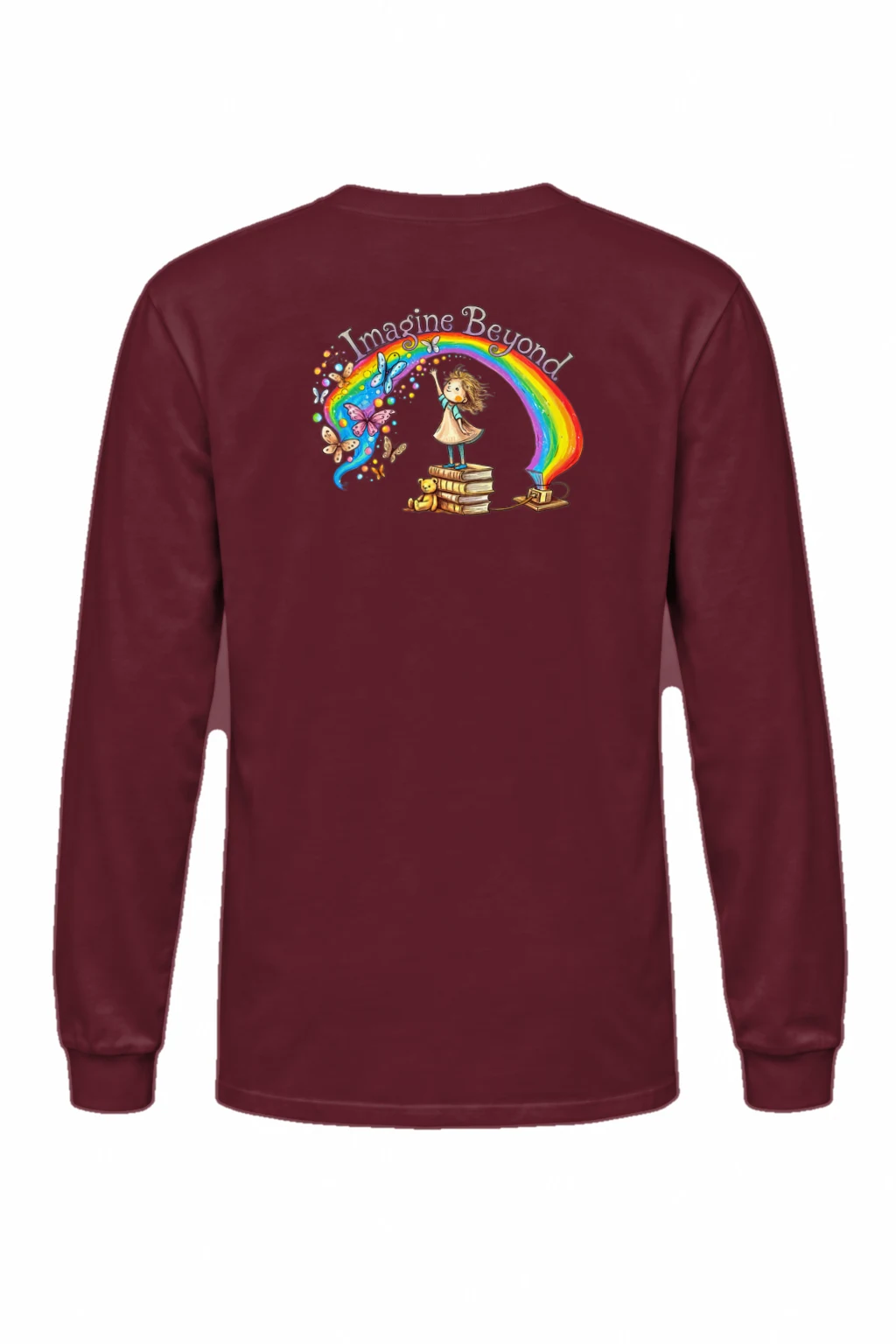 "Imagine Beyond" Unisex Longsleeve T-shirt | Gildan 2400