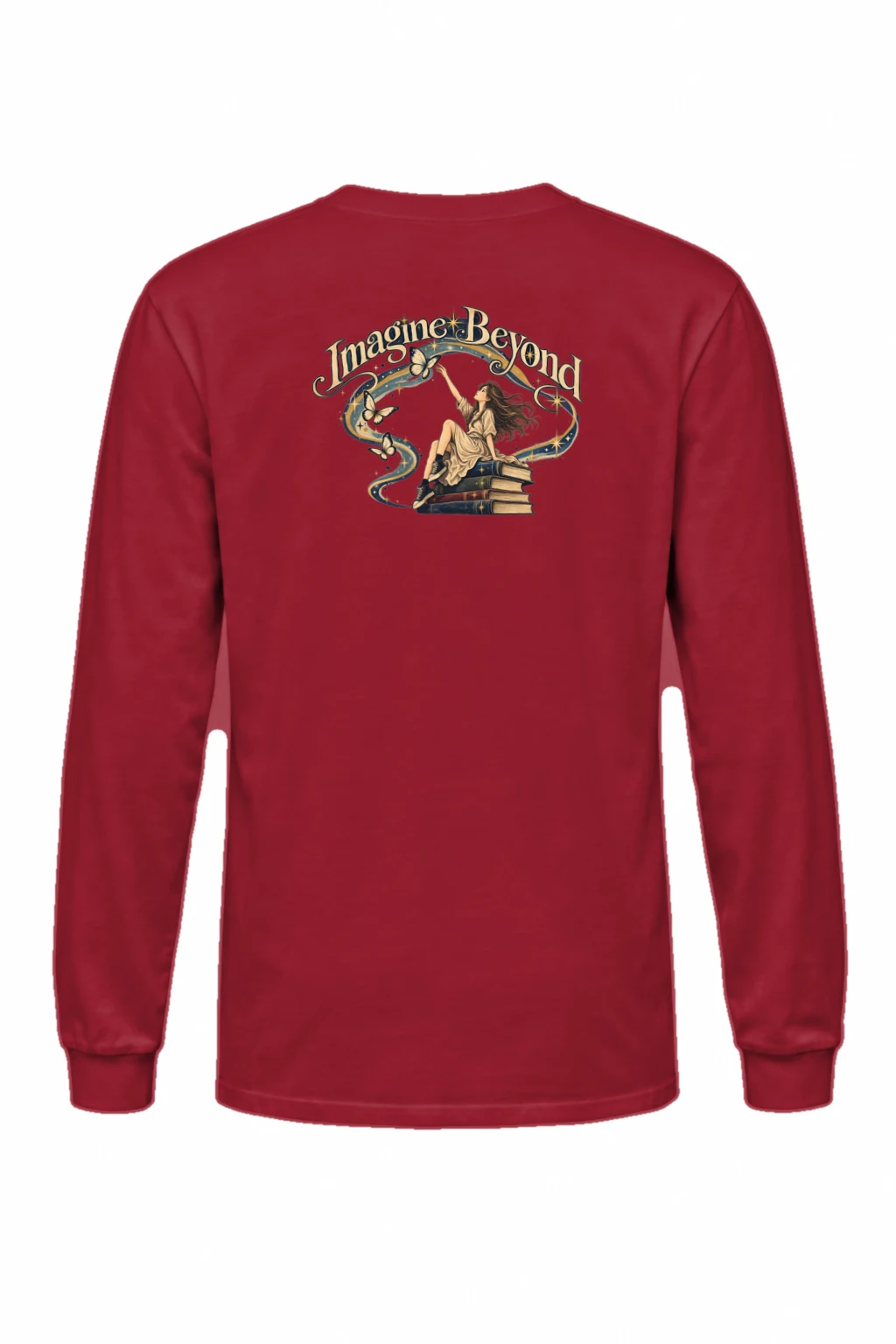 "Imagine Beyond" Unisex Longsleeve T-shirt | Gildan 2400