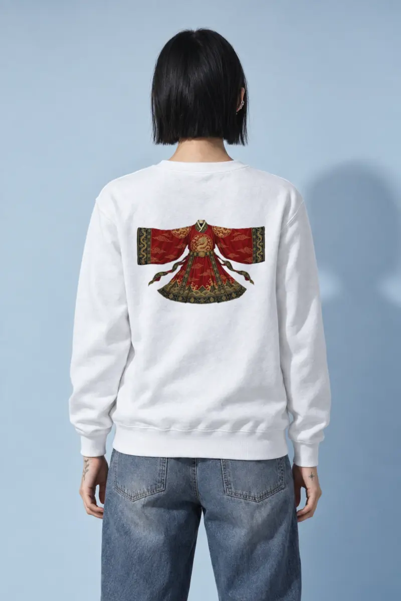 "Imperial Dragon Robe" Heavy Blend Unisex Crewneck Sweatshirt