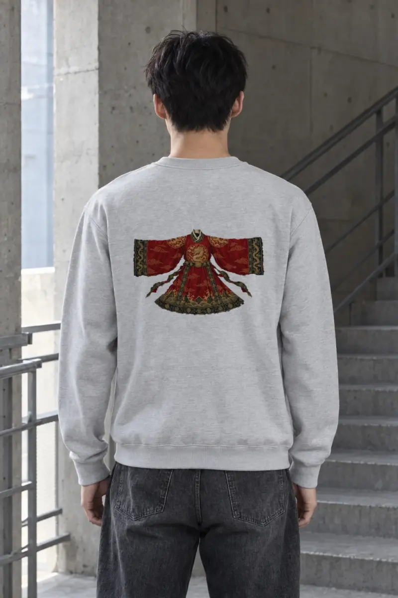 "Imperial Dragon Robe" Heavy Blend Unisex Crewneck Sweatshirt