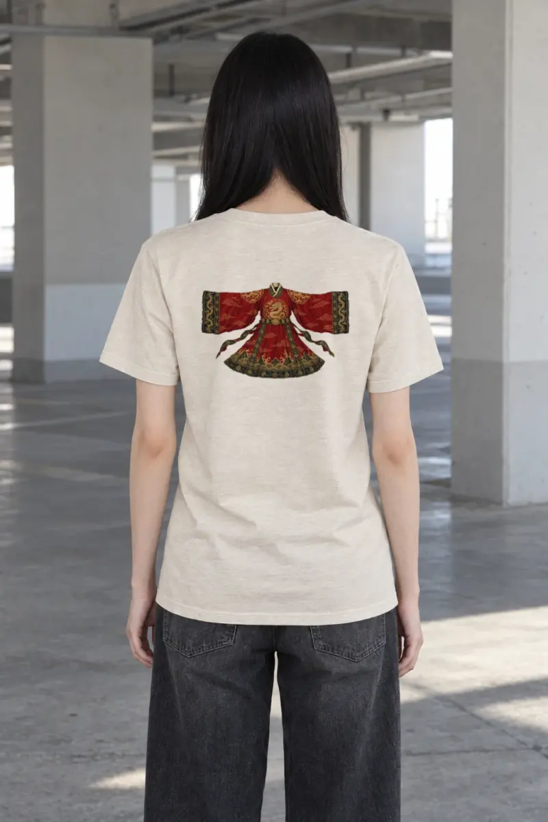 "Imperial Dragon Robe" Heavyweight Unisex Crewneck T-shirt