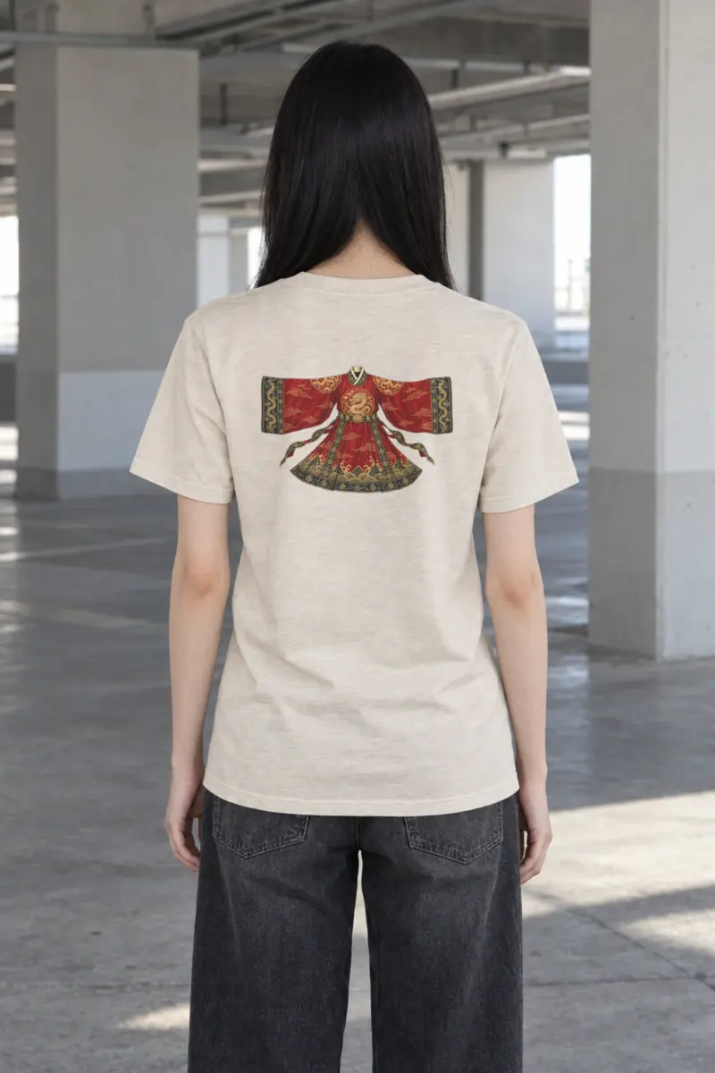 "Imperial Dragon Robe" Heavyweight Unisex Crewneck T-shirt