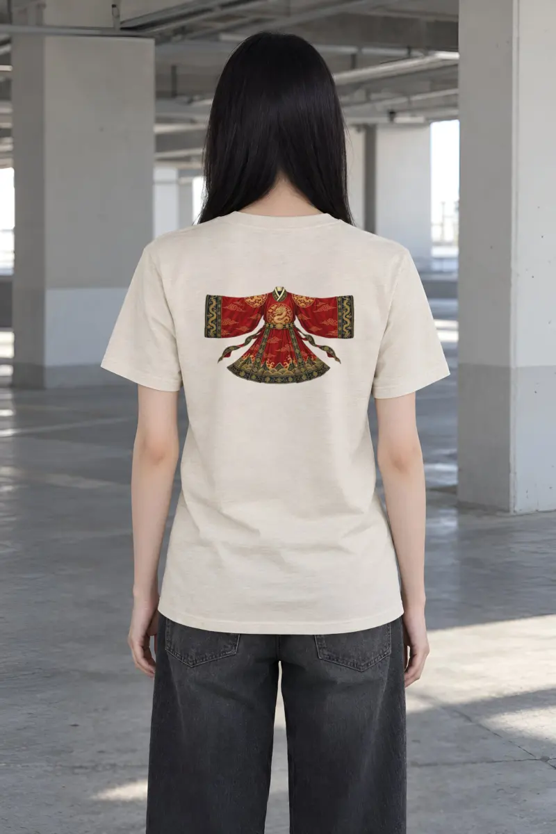"Imperial Dragon Robe" Heavyweight Unisex Crewneck T-shirt