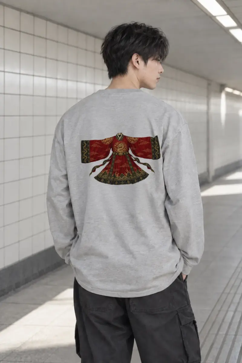 "Imperial Dragon Robe" Unisex Longsleeve T-shirt | Gildan 2400