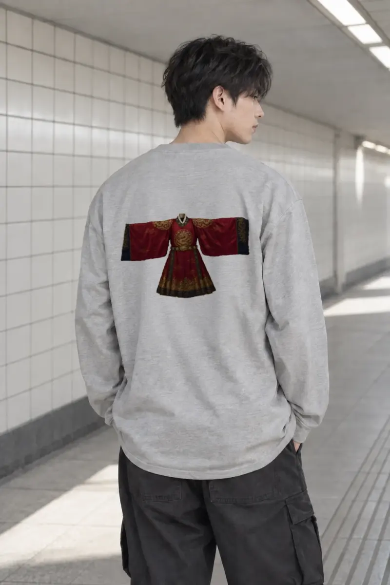 “Imperial Dragon Robe” Unisex Longsleeve T-shirt | Gildan 2400