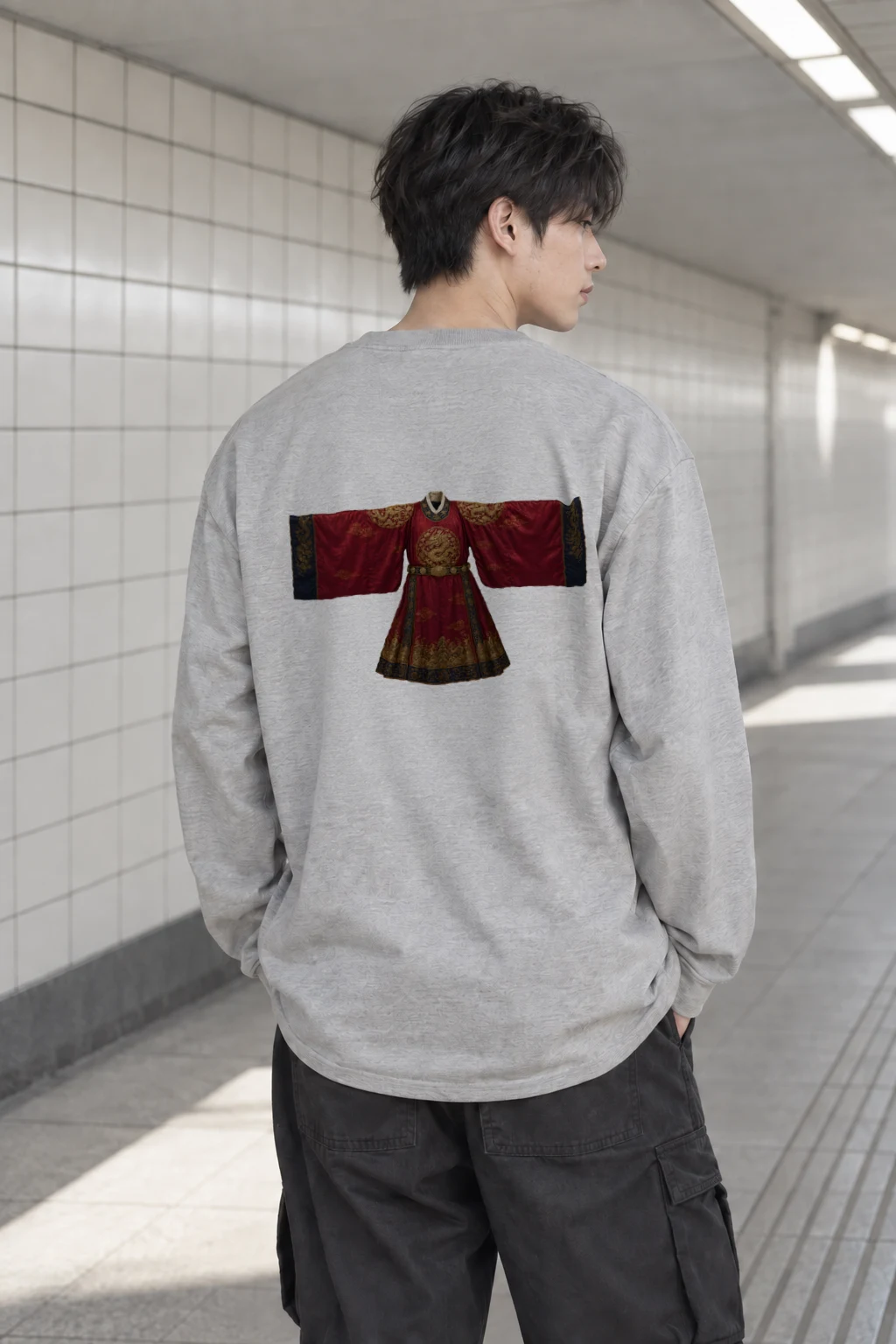 "Imperial Dragon Robe" Unisex Longsleeve T-shirt | Gildan 2400