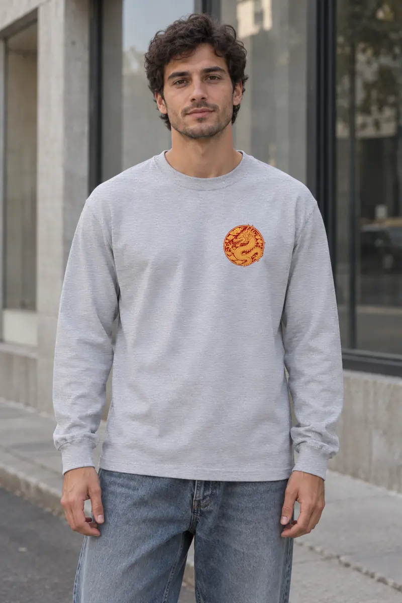 "Imperial Dragon Robe" Unisex Longsleeve T-shirt