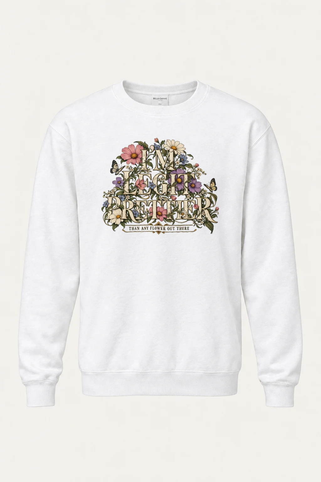"In Bloom Better" Heavy Blend Unisex Crewneck Sweatshirt | Gildan 18000