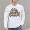 "Wildflower Butterfly Typography" Unisex Longsleeve T-shirt | Gildan 2400