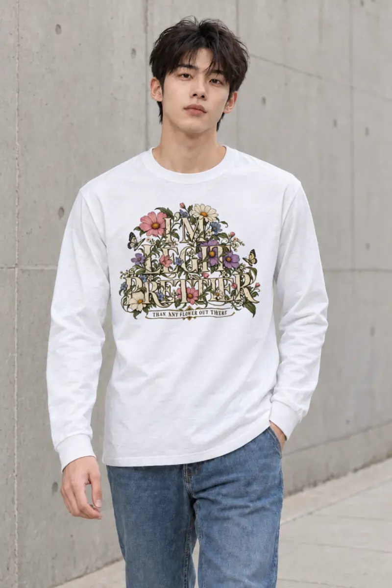 "In Bloom" Unisex Longsleeve T-shirt | Gildan 2400
