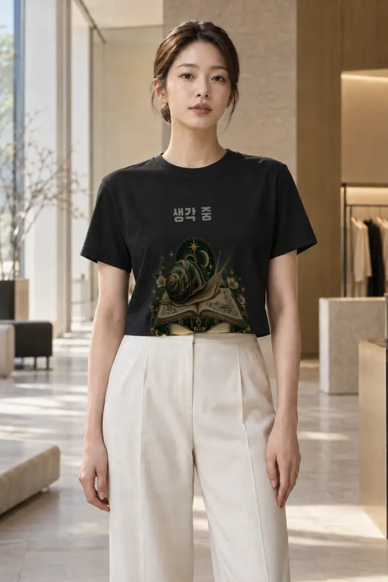 “In Thought” Women’s Crop Tee | Bella + Canvas 8882
