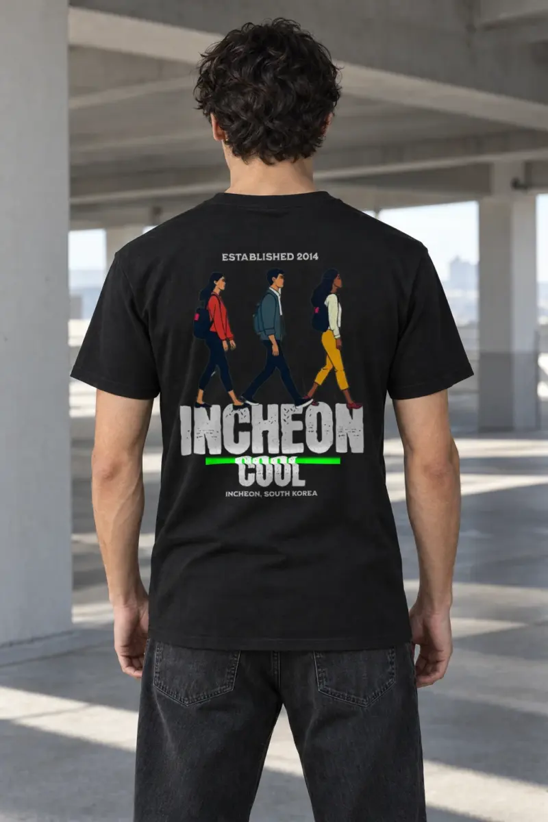 "Incheon Cool" Heavyweight Unisex Crewneck T-shirt | Gildan 5000