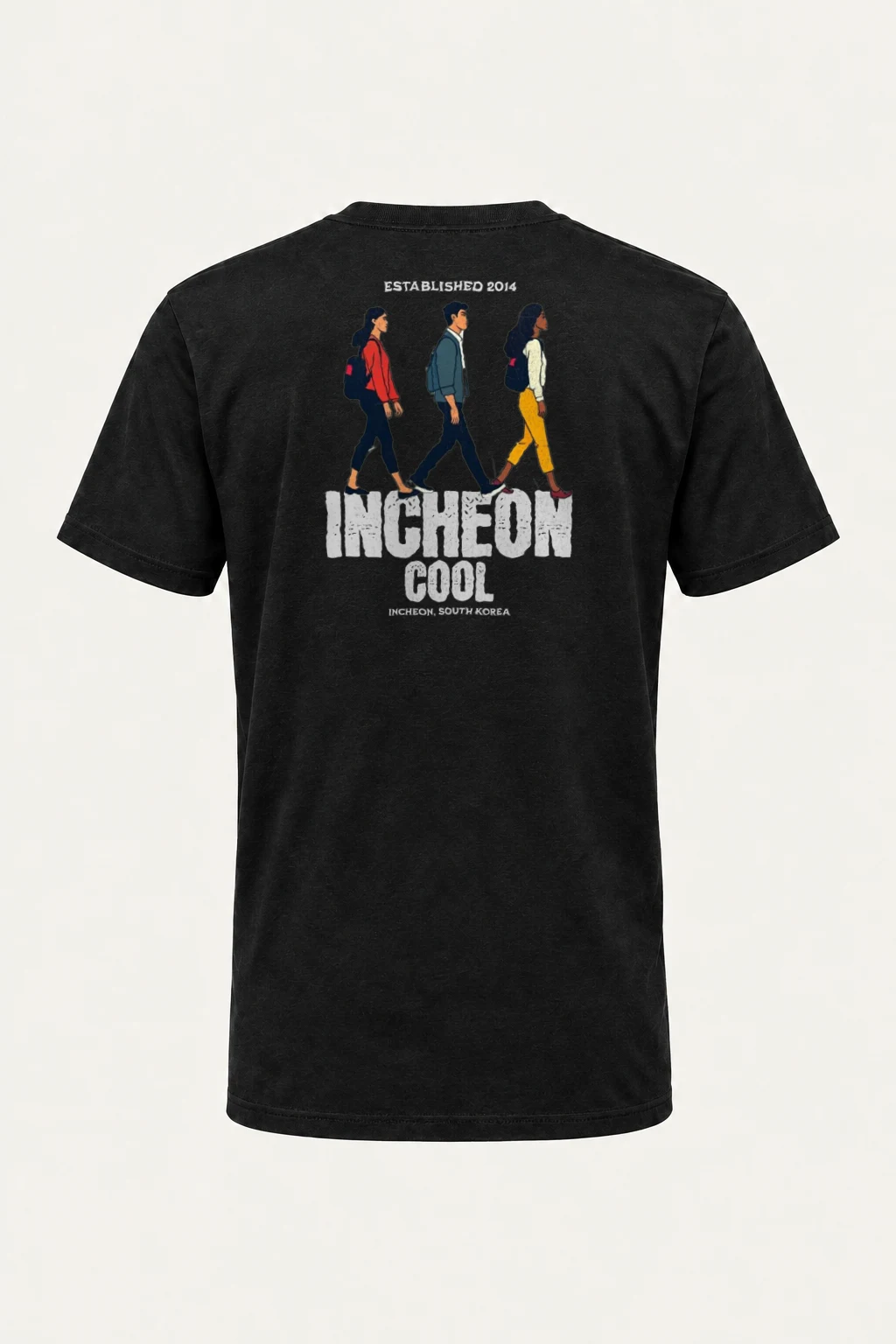 "Incheon Cool" Heavyweight Unisex Crewneck T-shirt | Gildan 5000