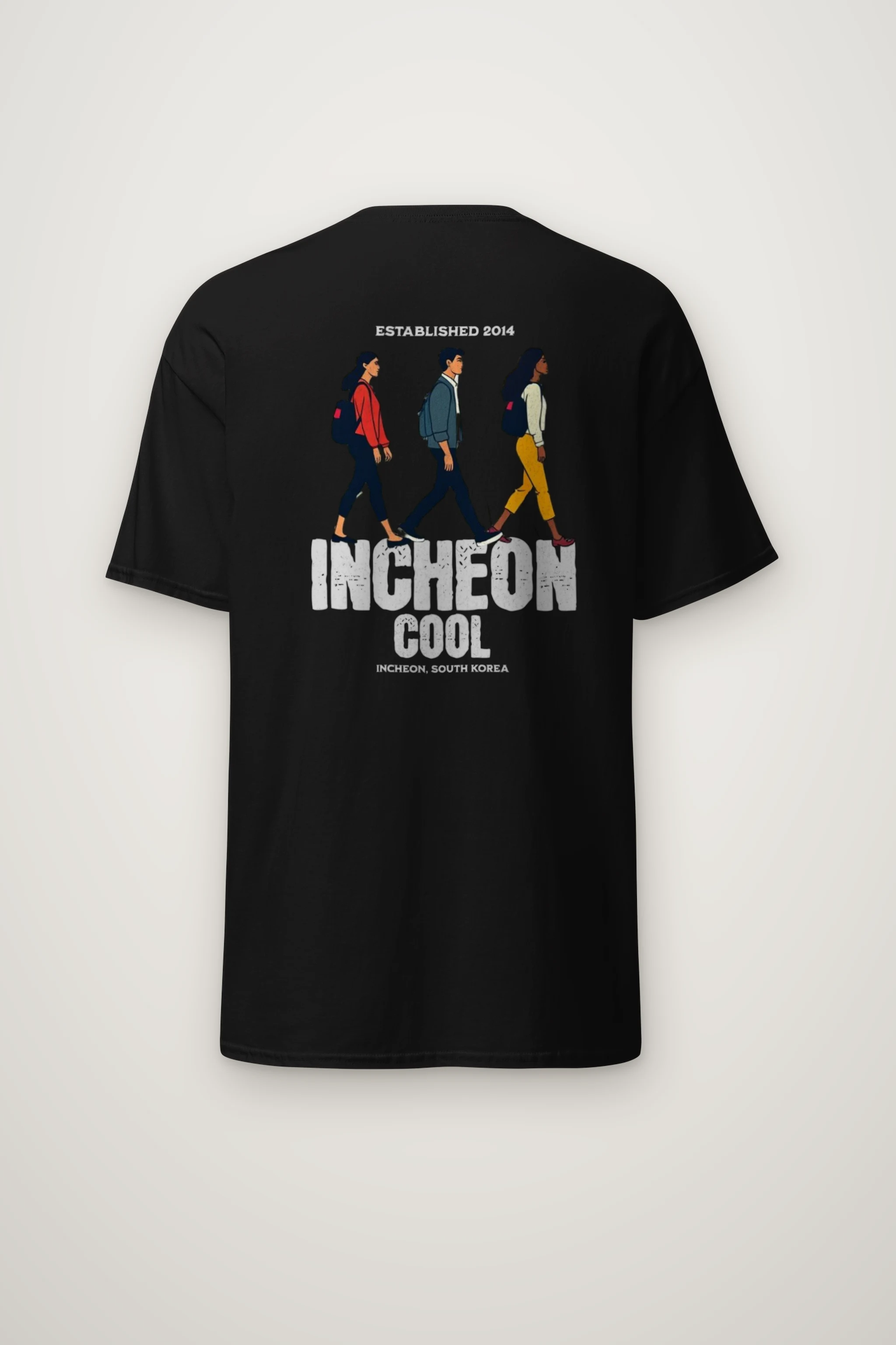"Incheon Cool" Heavyweight Unisex Crewneck T-shirt