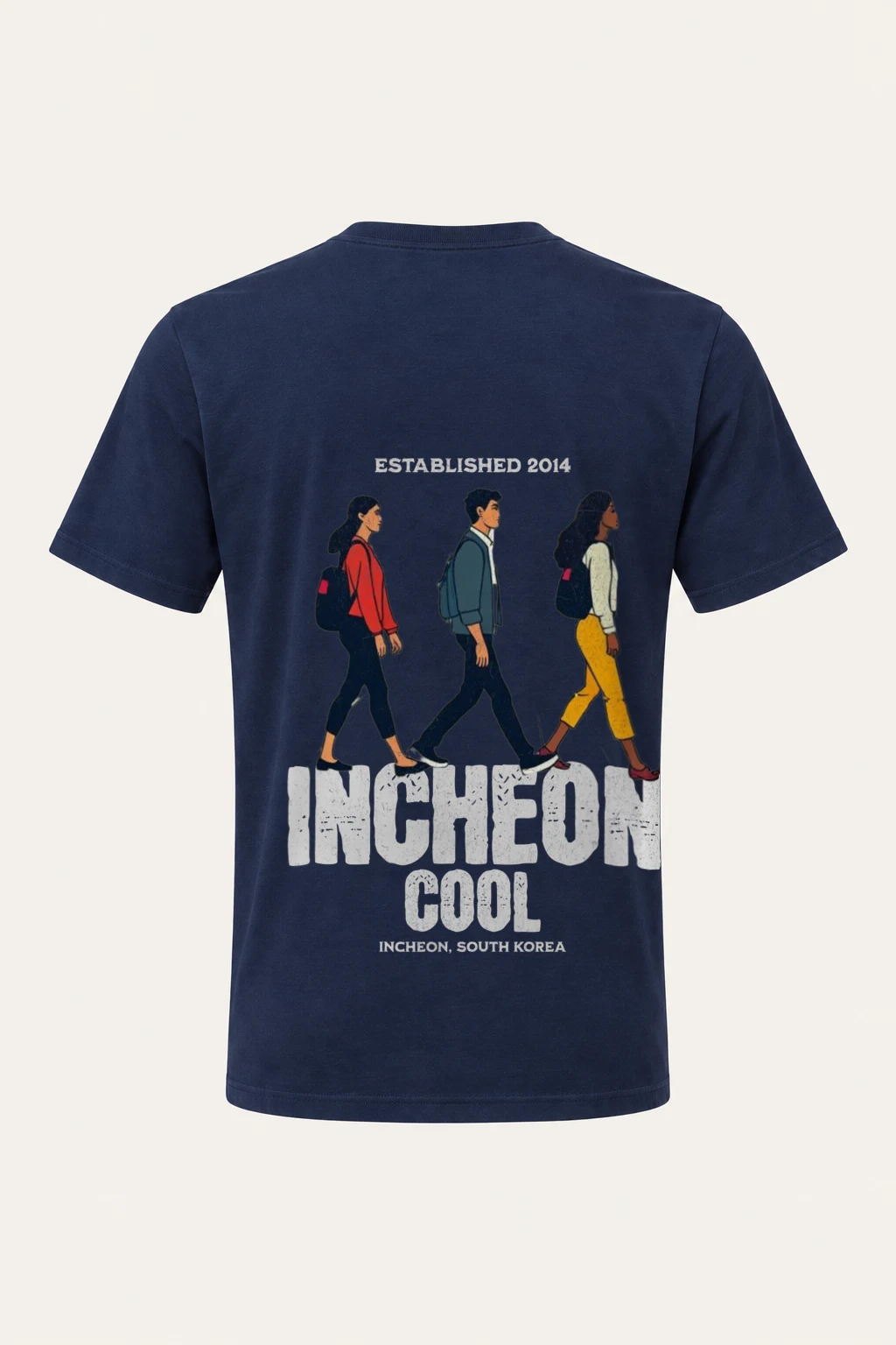 "Incheon Cool" Heavyweight Unisex Crewneck T-shirt | Gildan 5000