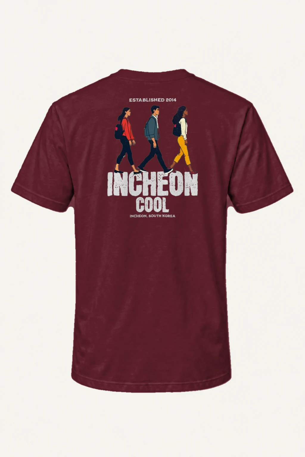 "Incheon Cool" Heavyweight Unisex Crewneck T-shirt | Gildan 5000