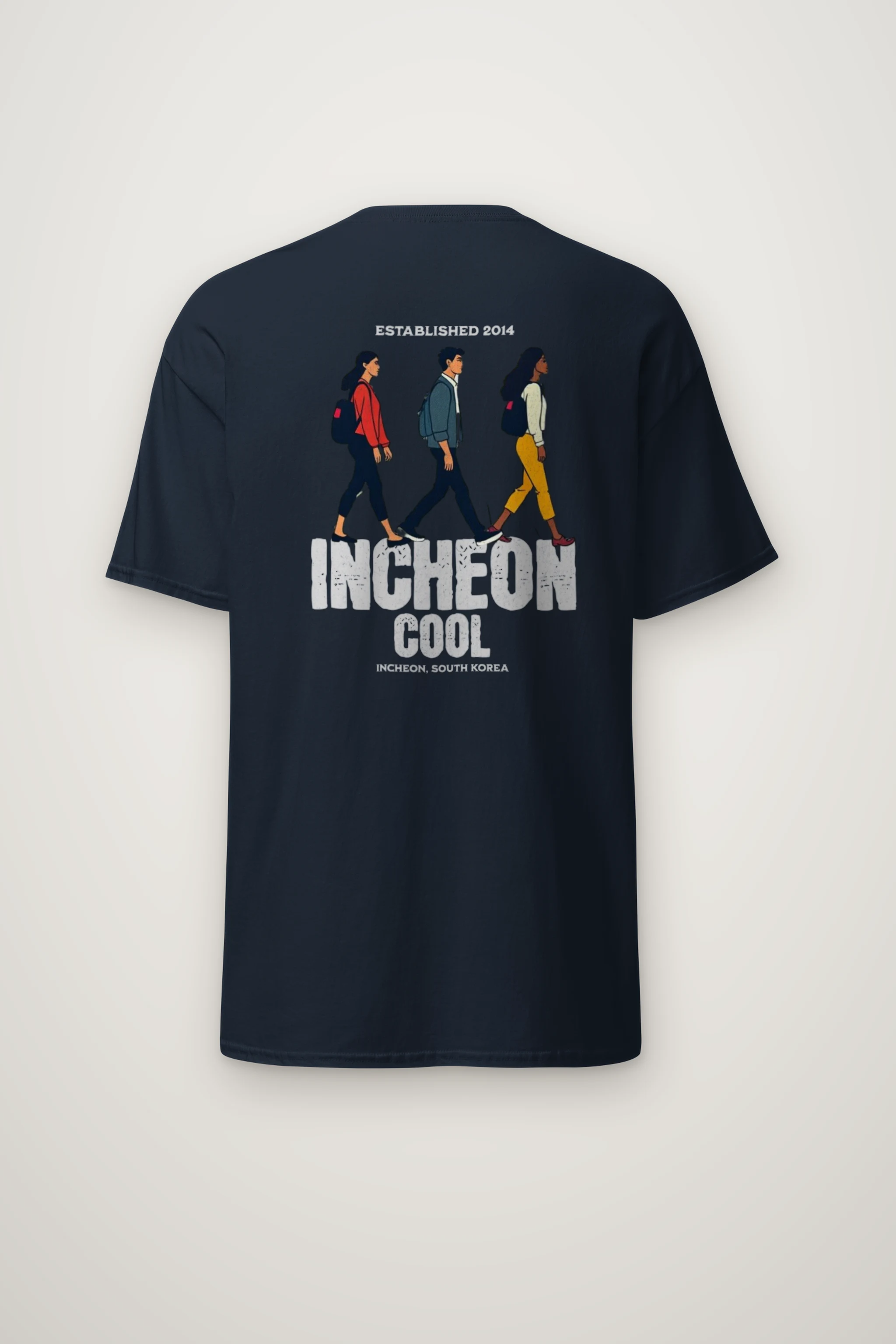 "Incheon Cool" Heavyweight Unisex Crewneck T-shirt