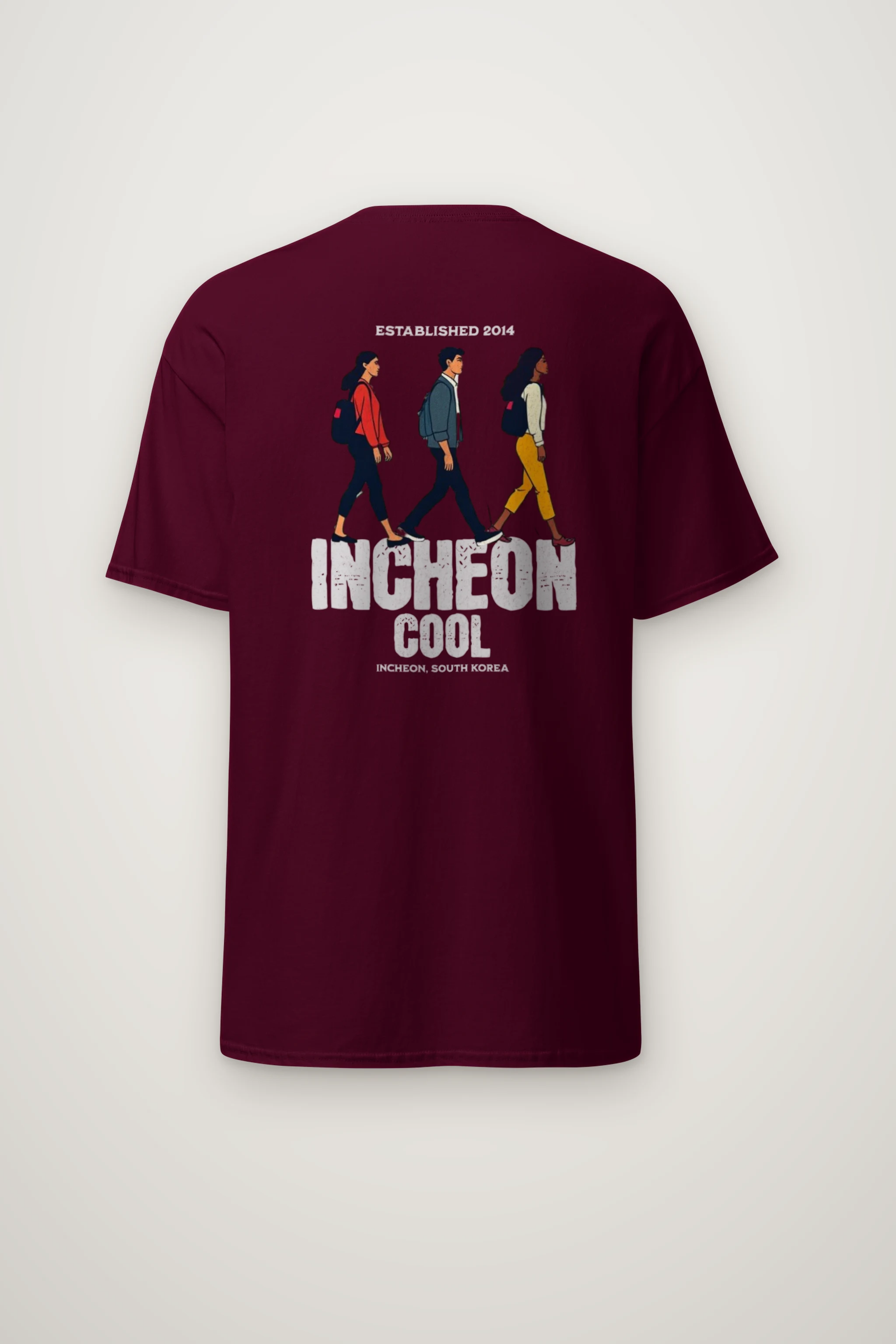 "Incheon Cool" Heavyweight Unisex Crewneck T-shirt