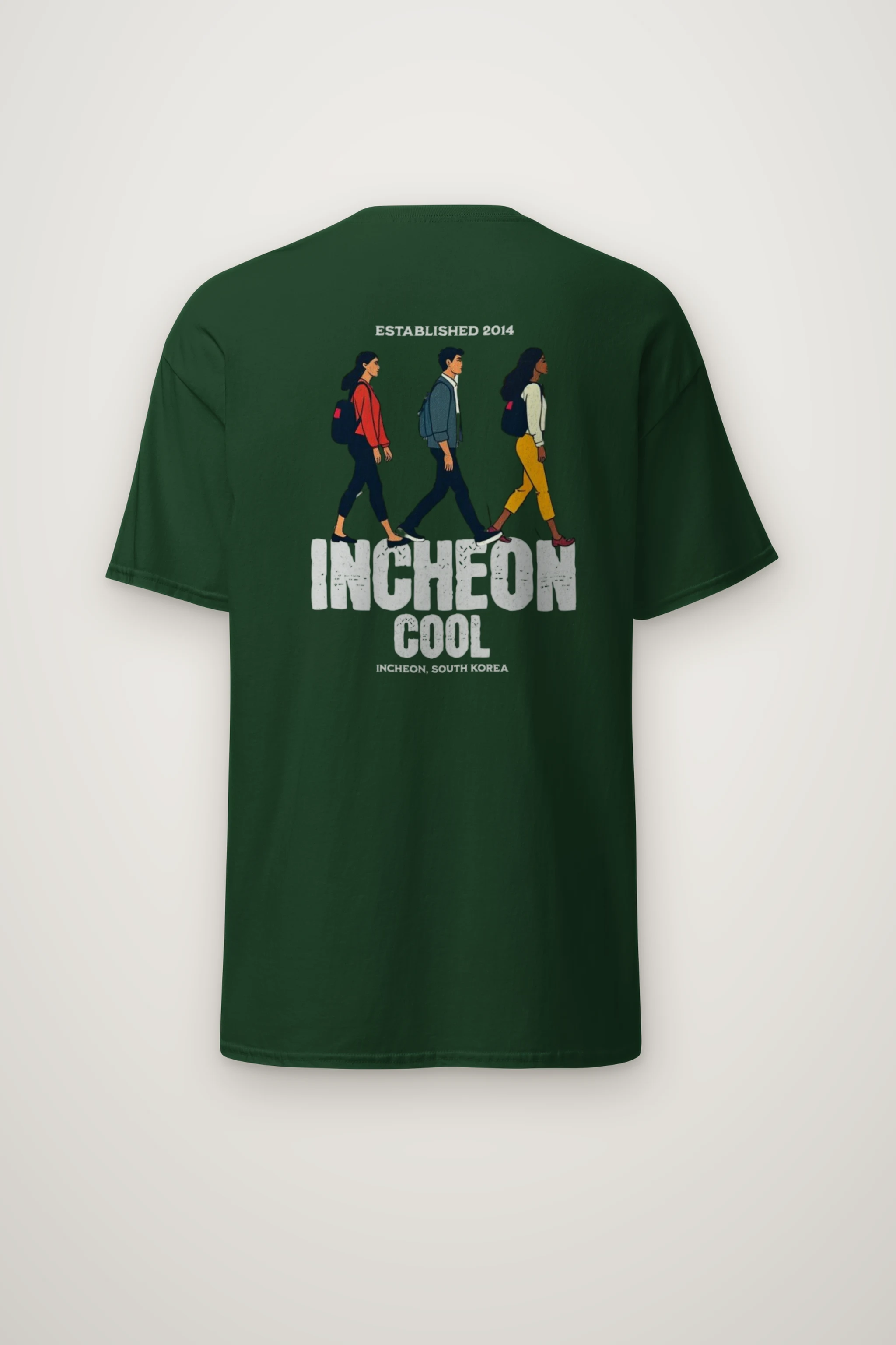 "Incheon Cool" Heavyweight Unisex Crewneck T-shirt