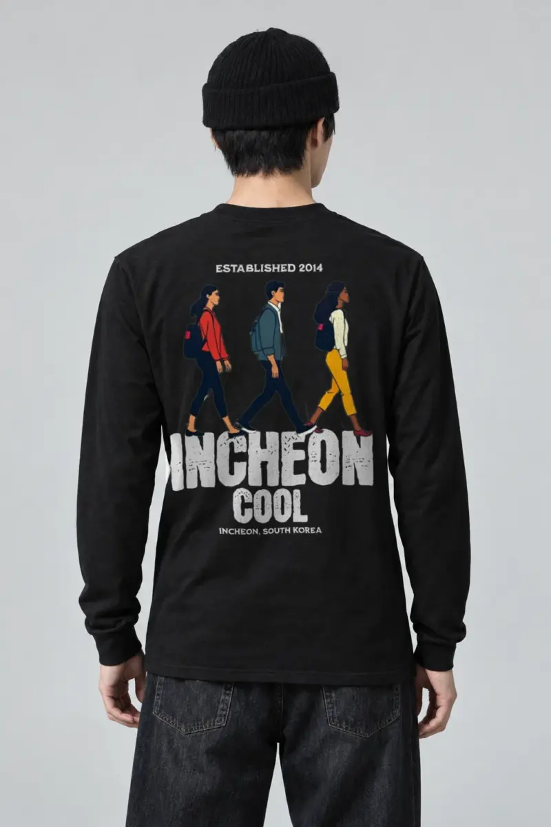 "Incheon Cool" Unisex Longsleeve T-shirt | Gildan 2400