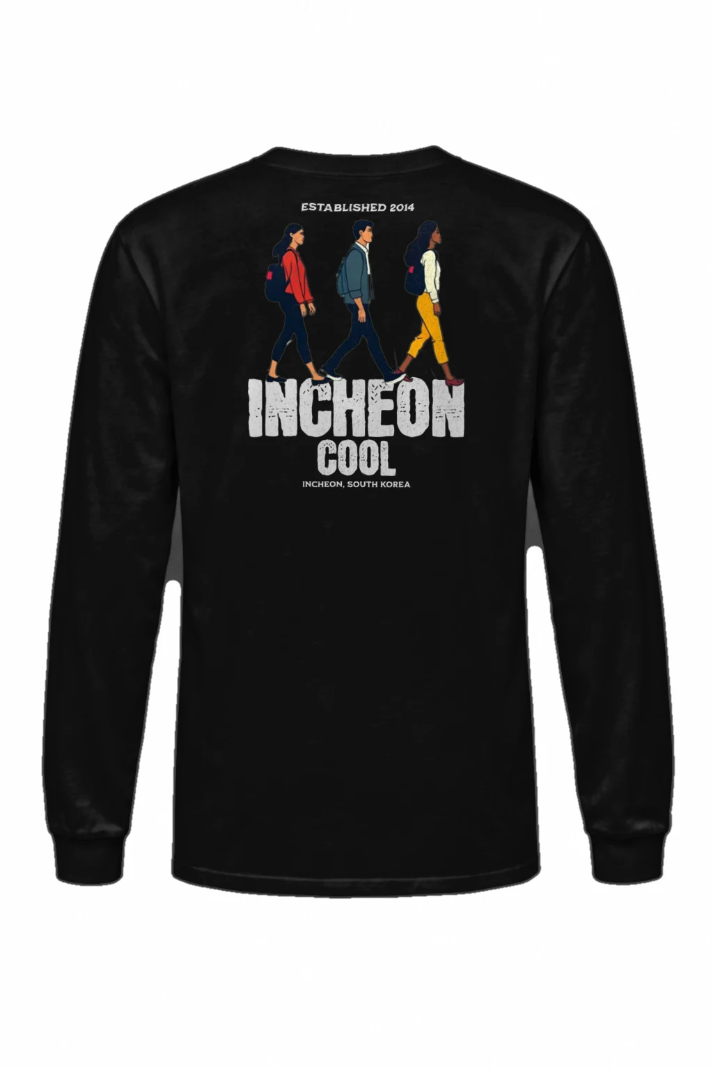 "Incheon Cool" Unisex Longsleeve T-shirt | Gildan 2400