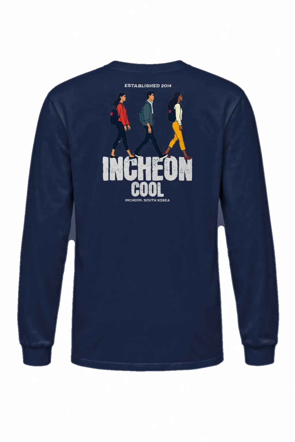 "Incheon Cool" Unisex Longsleeve T-shirt | Gildan 2400