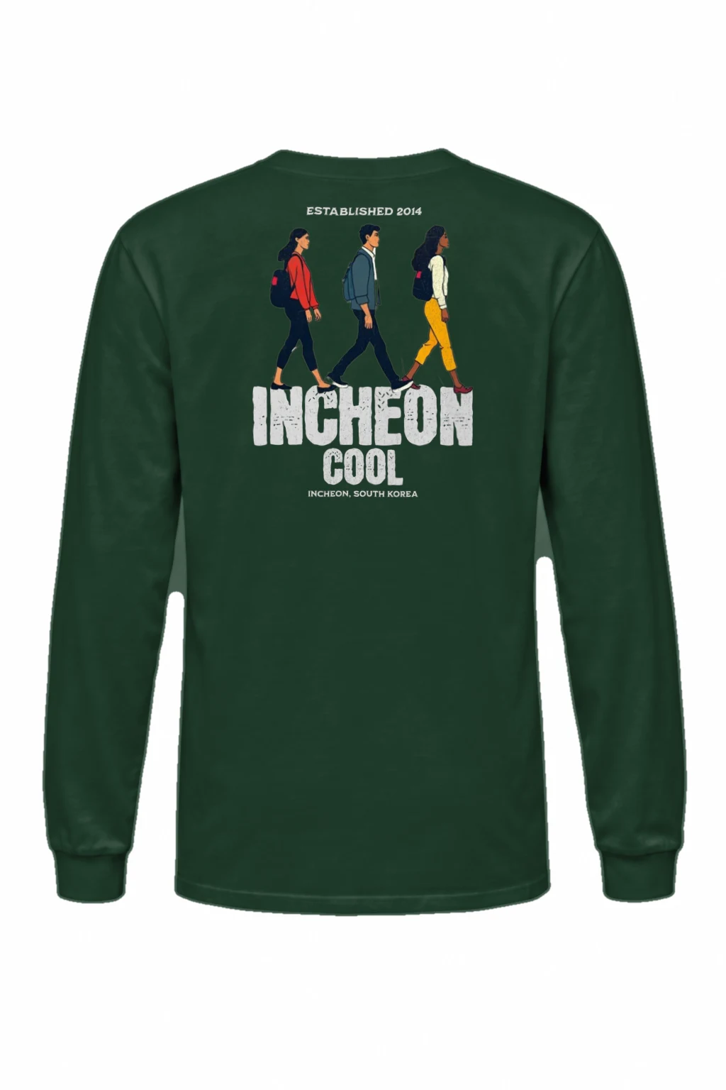 "Incheon Cool" Unisex Longsleeve T-shirt | Gildan 2400