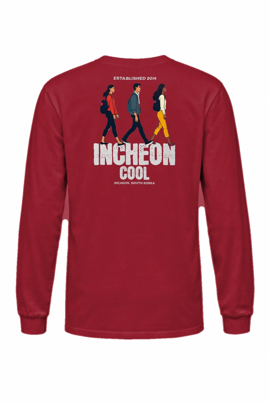 "Incheon Cool" Unisex Longsleeve T-shirt | Gildan 2400