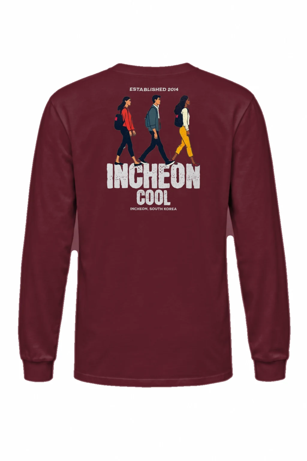 "Incheon Cool" Unisex Longsleeve T-shirt | Gildan 2400